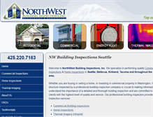 Tablet Screenshot of nwbuildinginspections.com